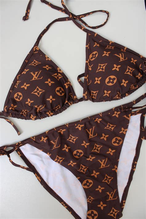 louis vuitton replica designer swimsuits|louis vuitton high waisted bikini.